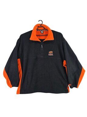 Mens Oklahoma State University OSU Team Starter Pullover Fleece Jacket Size 3XL